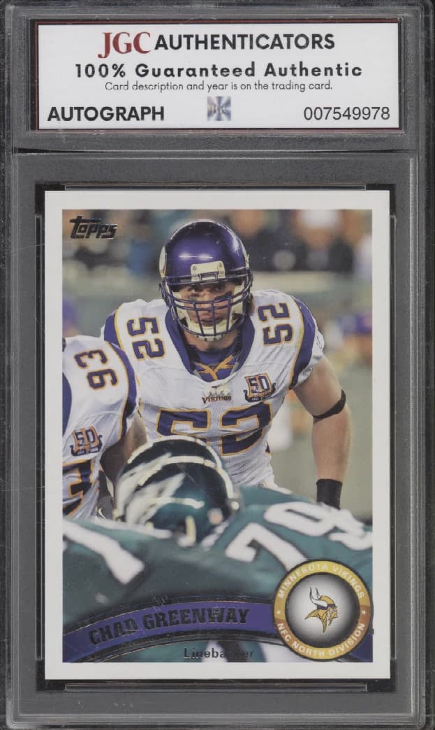 Chad Greenway · Autograph