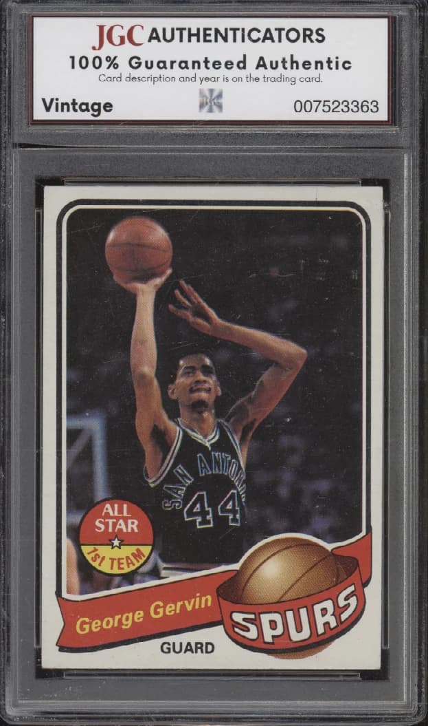 George Gervin · JGC Card